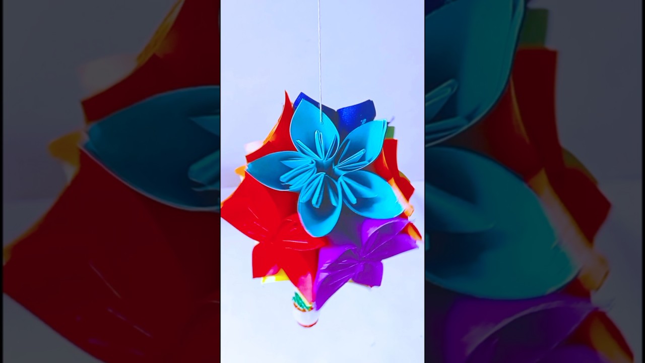 Paper Flower Ball Decoration 🌺 | Simple Paper Craft ✨ 