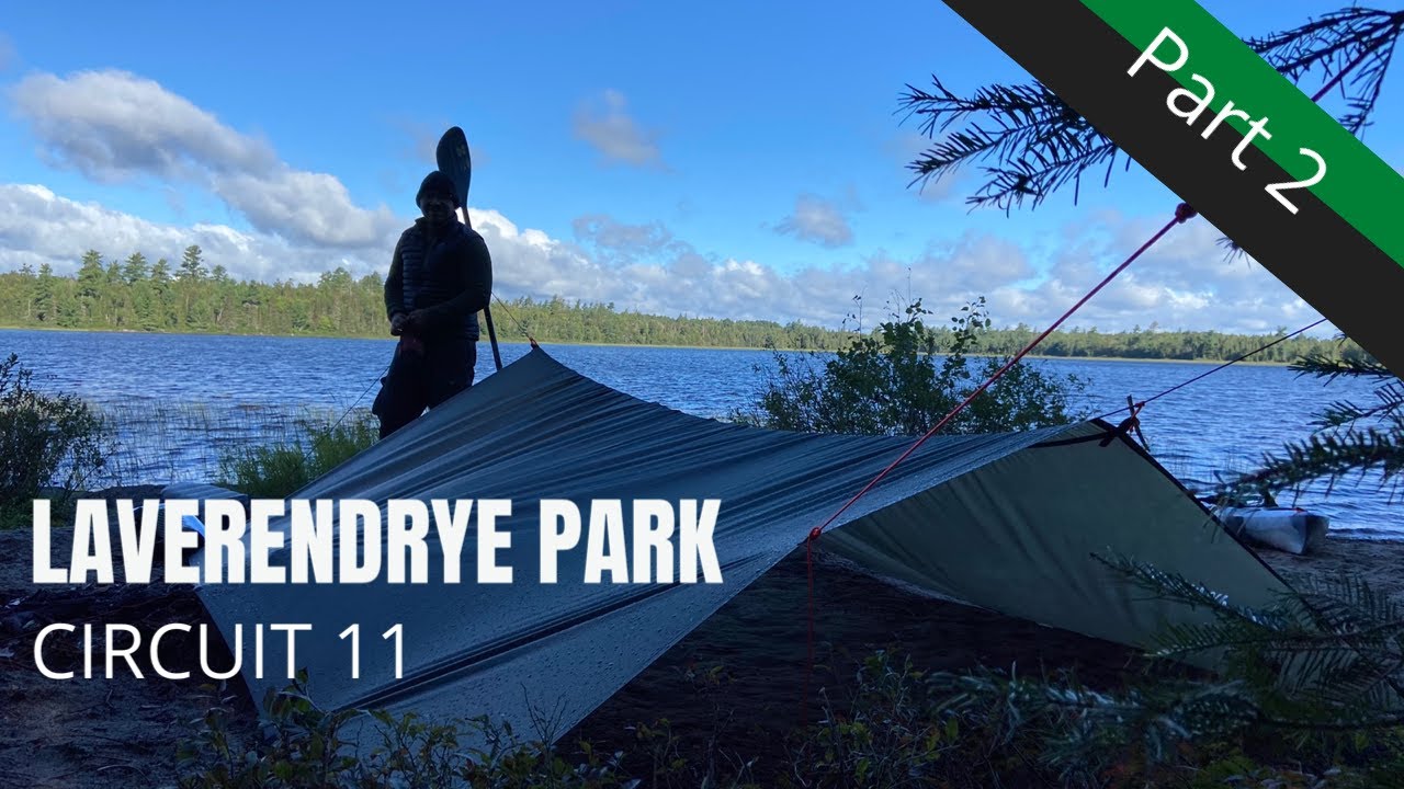 Laverendrye Park | Circuit 11 | part 2 | Tarp Shelter | Beginner canoe route