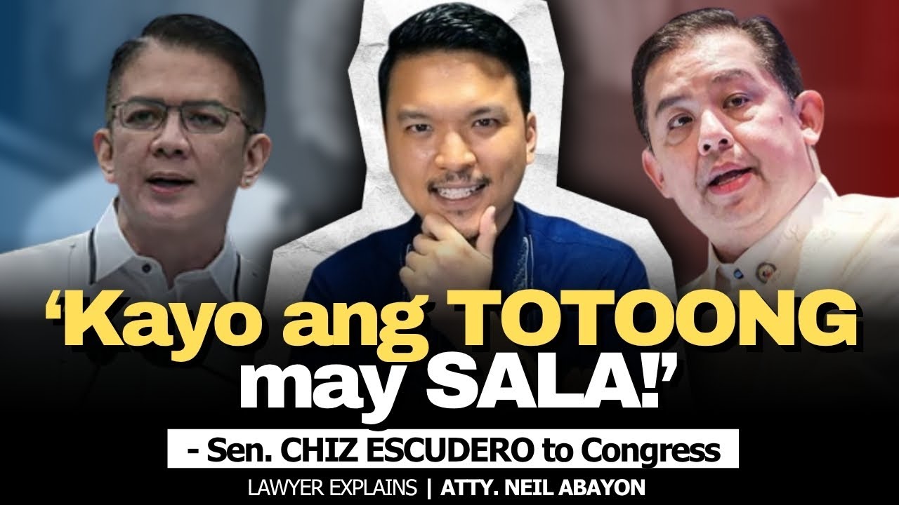 Sen. CHIZ ESCUDERO vs. Cong. MARTIN ROMUALDEZ! #LawyerExplains #AttorNEIL