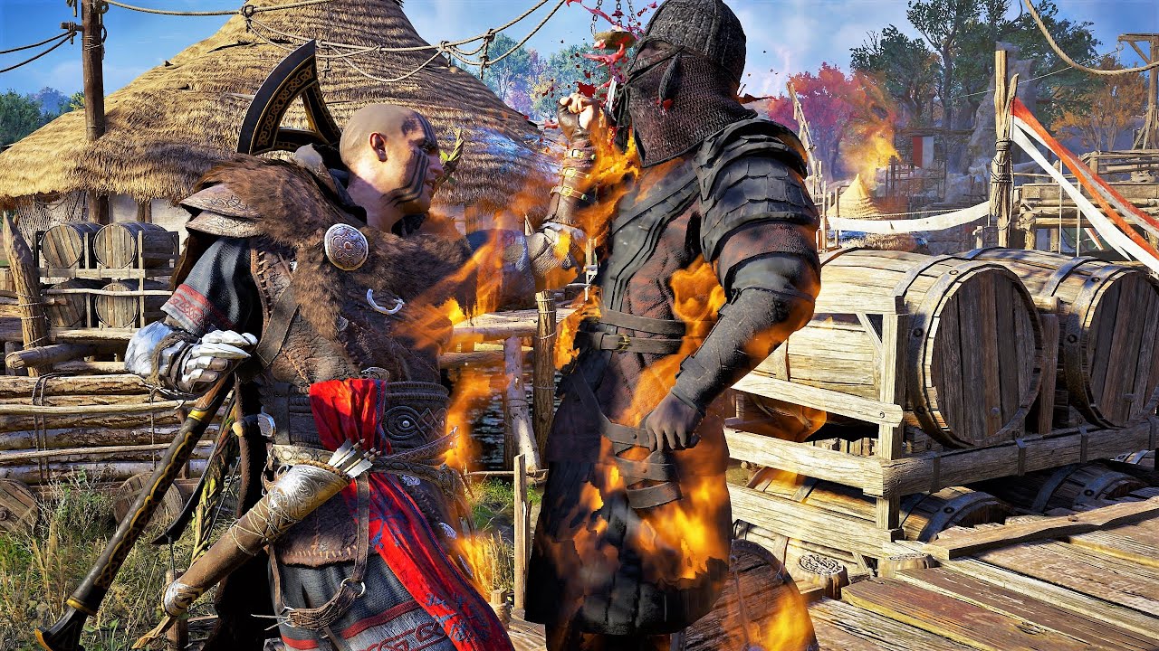 Assassin's Creed Valhalla Stealth Kills Blockade Clearing Wrath Of The Druids DLC