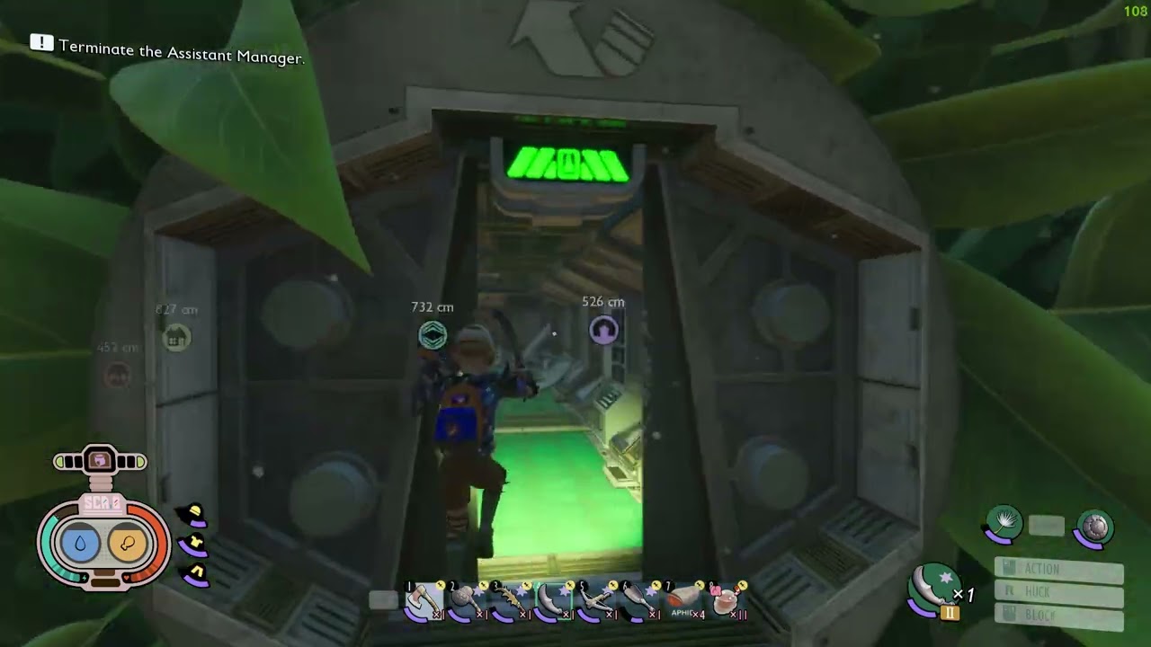 Grounded - Hedge lab access door
