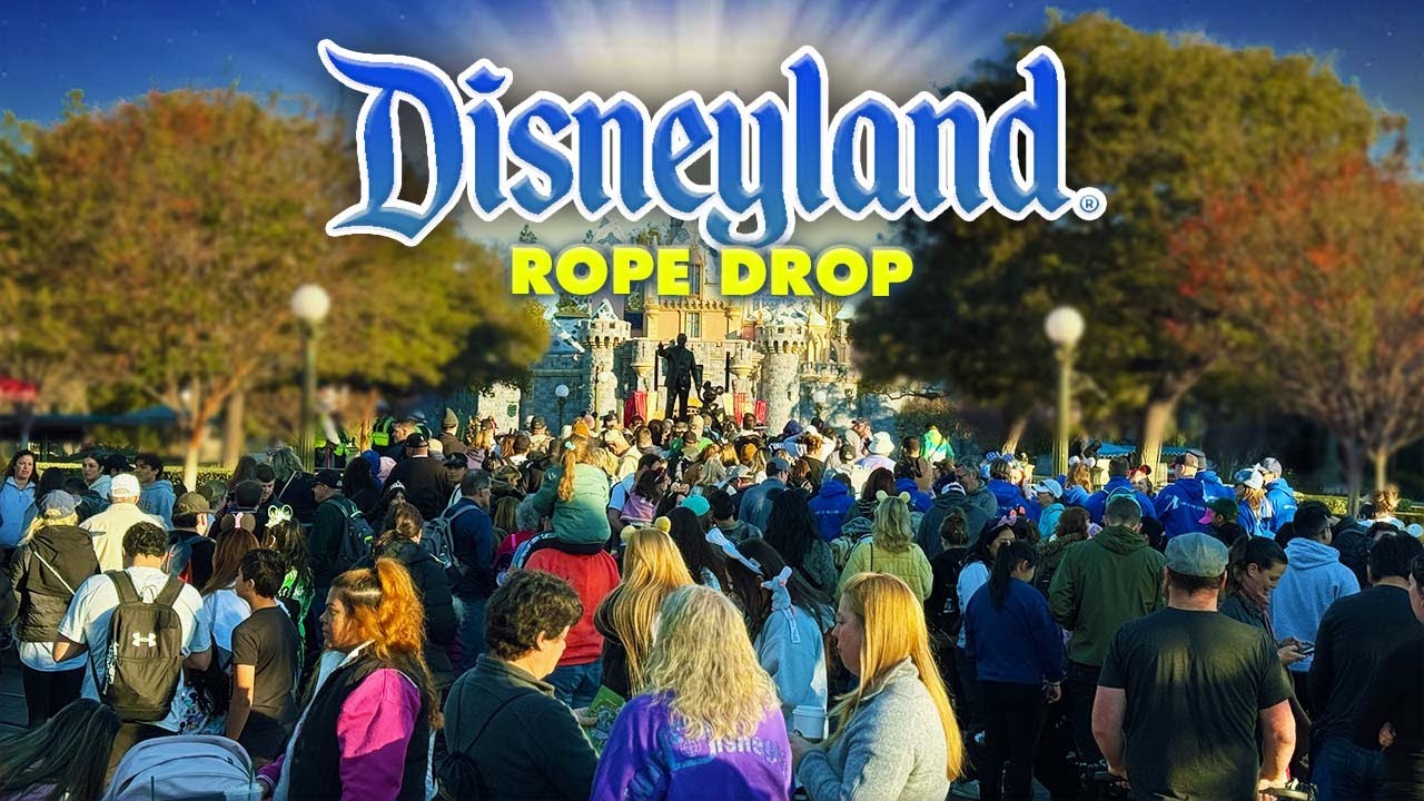 Views of Every Land at Rope Drop from Disneyland