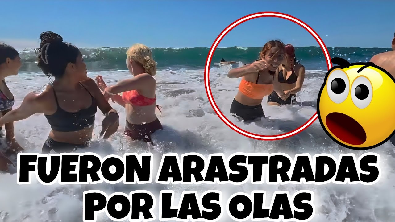 Esta Ola gigante 😱Le Saco Un gran Grito Alas Chicas 