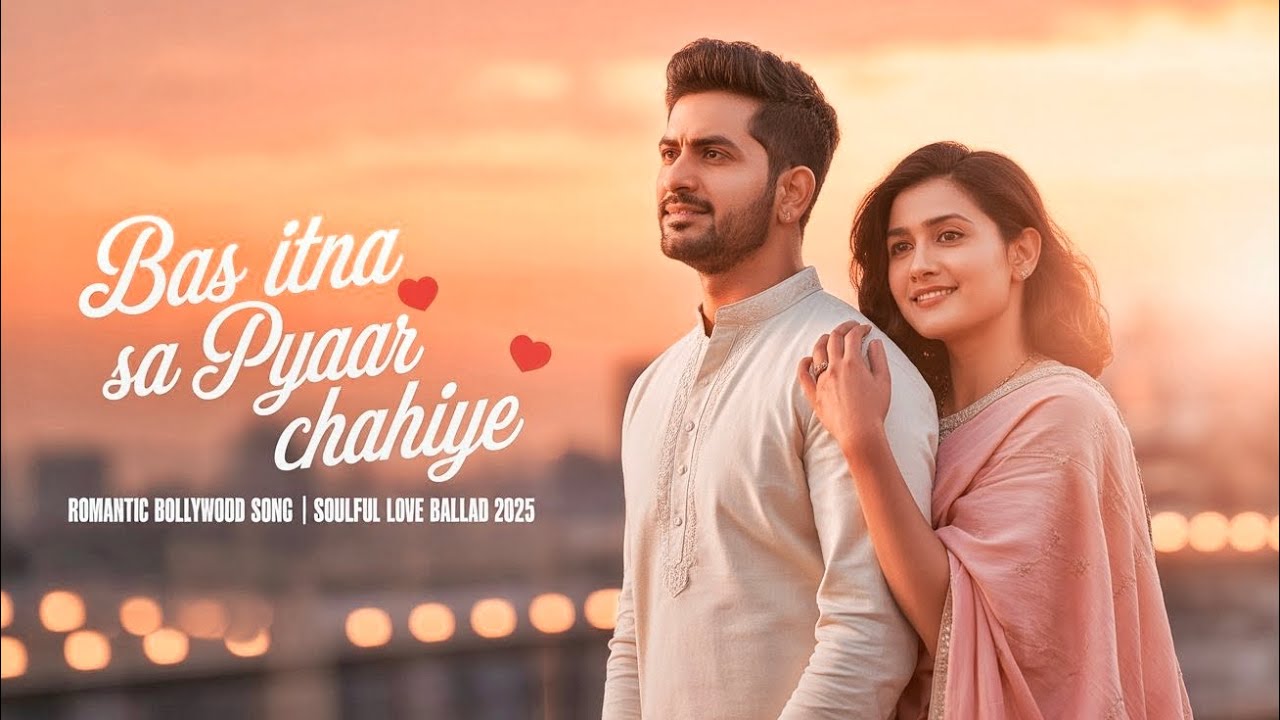 Bas Itna Sa Pyaar Chahiye ❤ |Romantic Bollywood Song | Arijit-style Soulful Love Ballad 2025