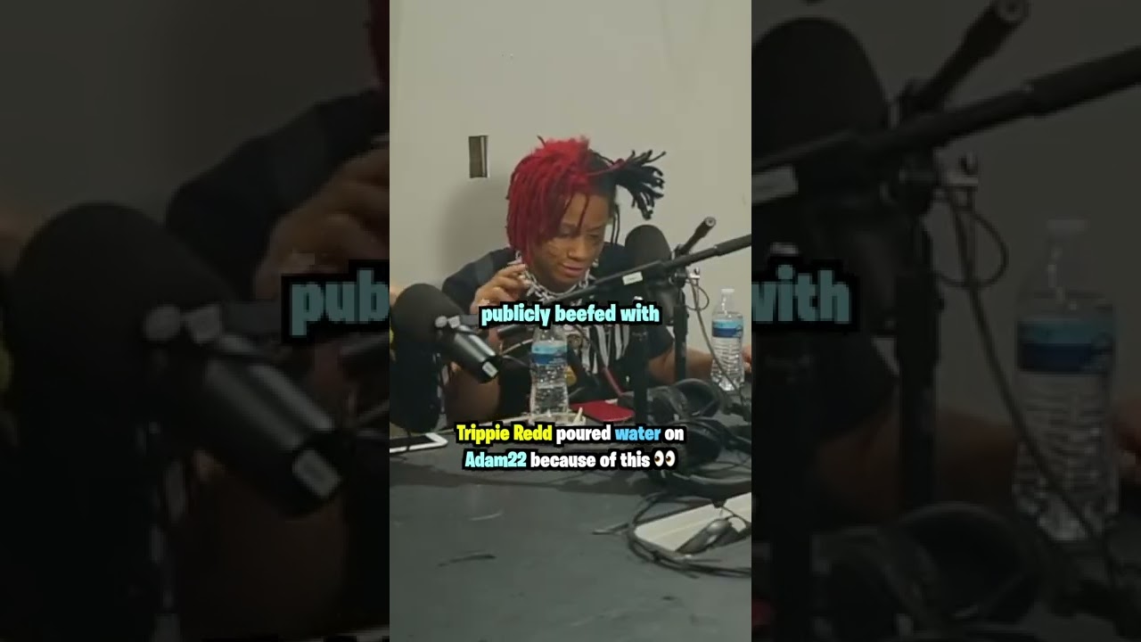 Trippie Redd Poured Water On Adam22 Because He Said This 👀