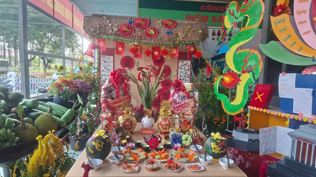 Hội thi gói bánh và bày mâm cúng ngày Tết 2026 phần 1