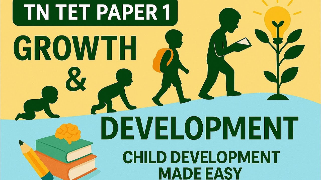 TN TET Paper 1 | Growth & Development | Child Development & Psychology Made Easy