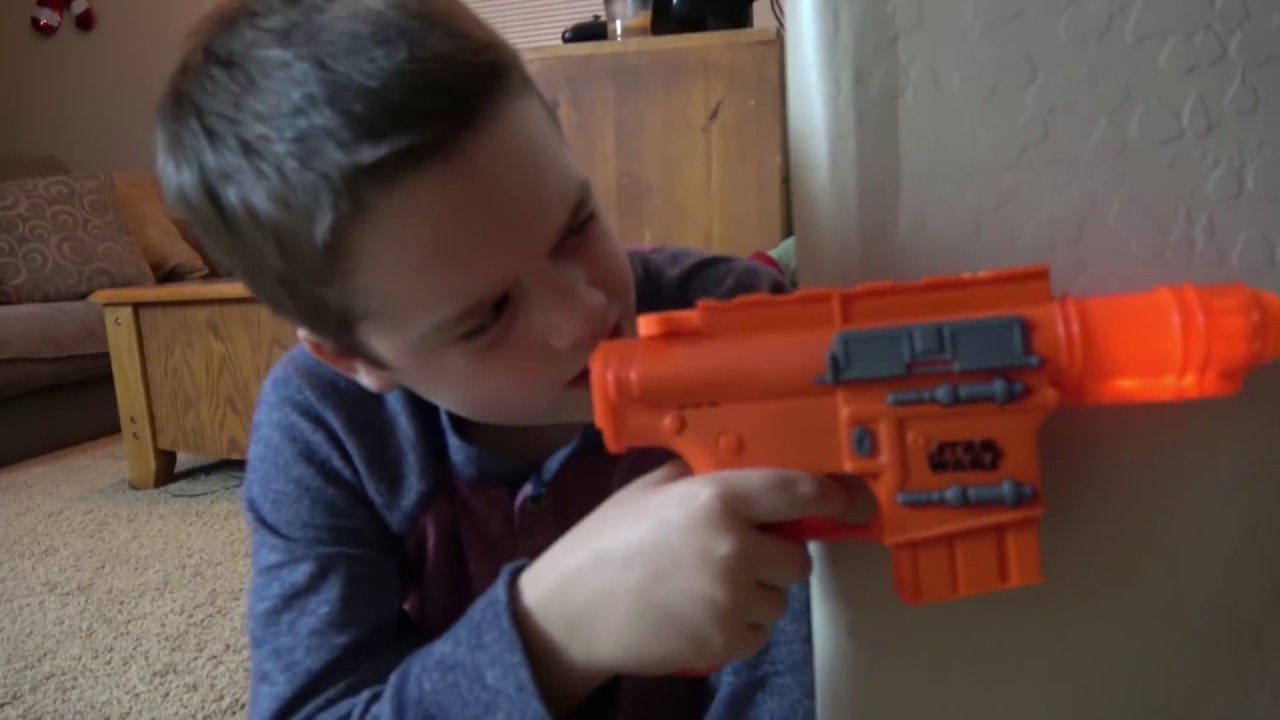 Nerf Gun War! Ethan Vs. Cole! Extreme Toys TV Battle. Round One 
