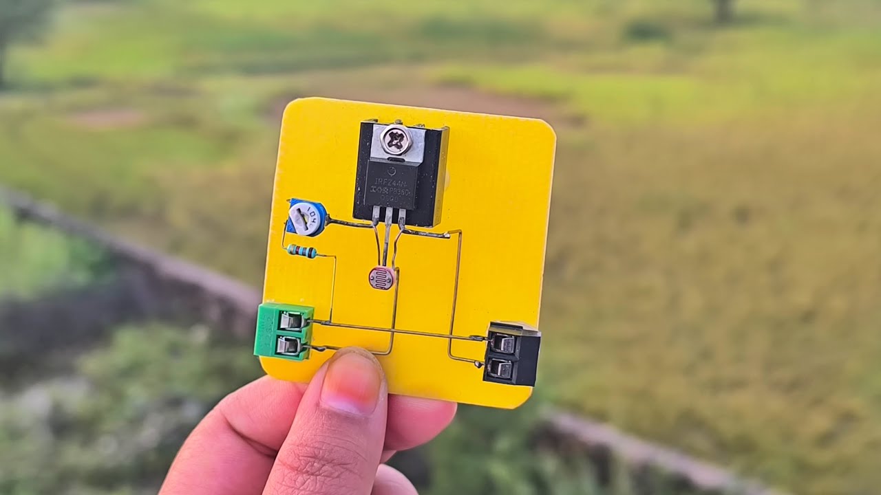Auto Turn-On Street Light Circuit | Smart DIY Electronics Project