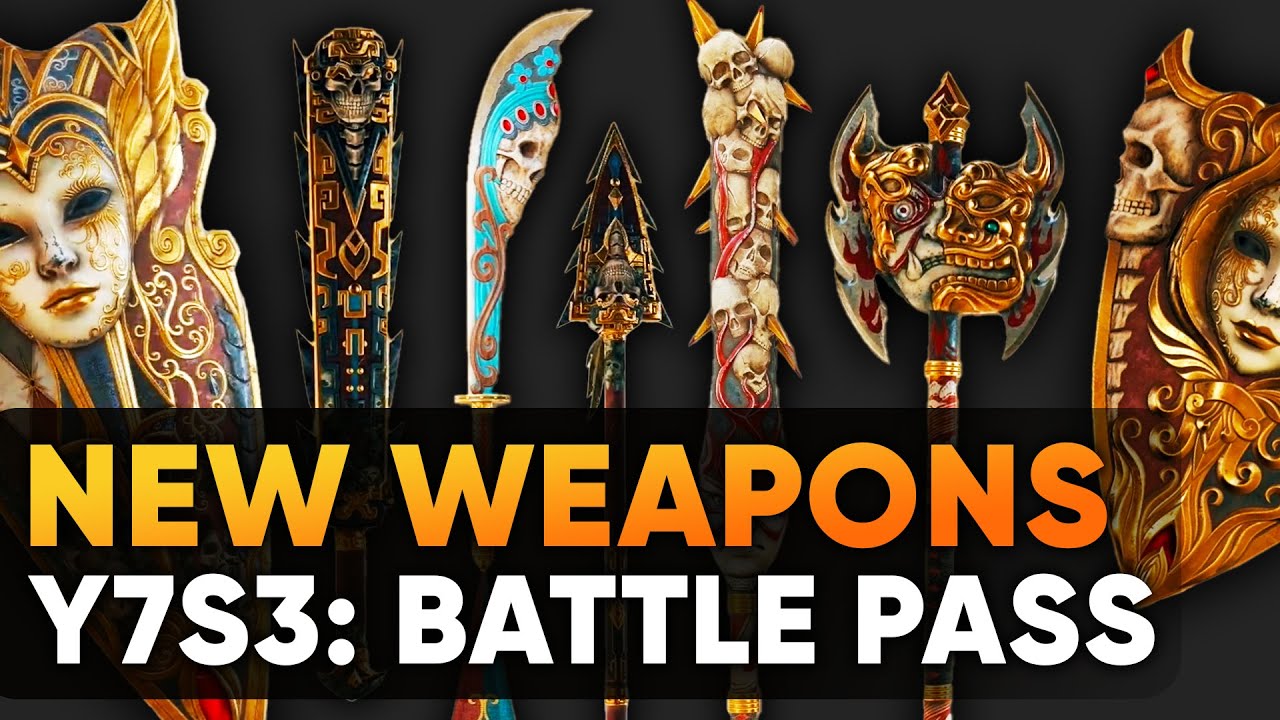 For Honor: DECEIT New weapons, effects and finishers | Y7S3 Battle Pass Showcase