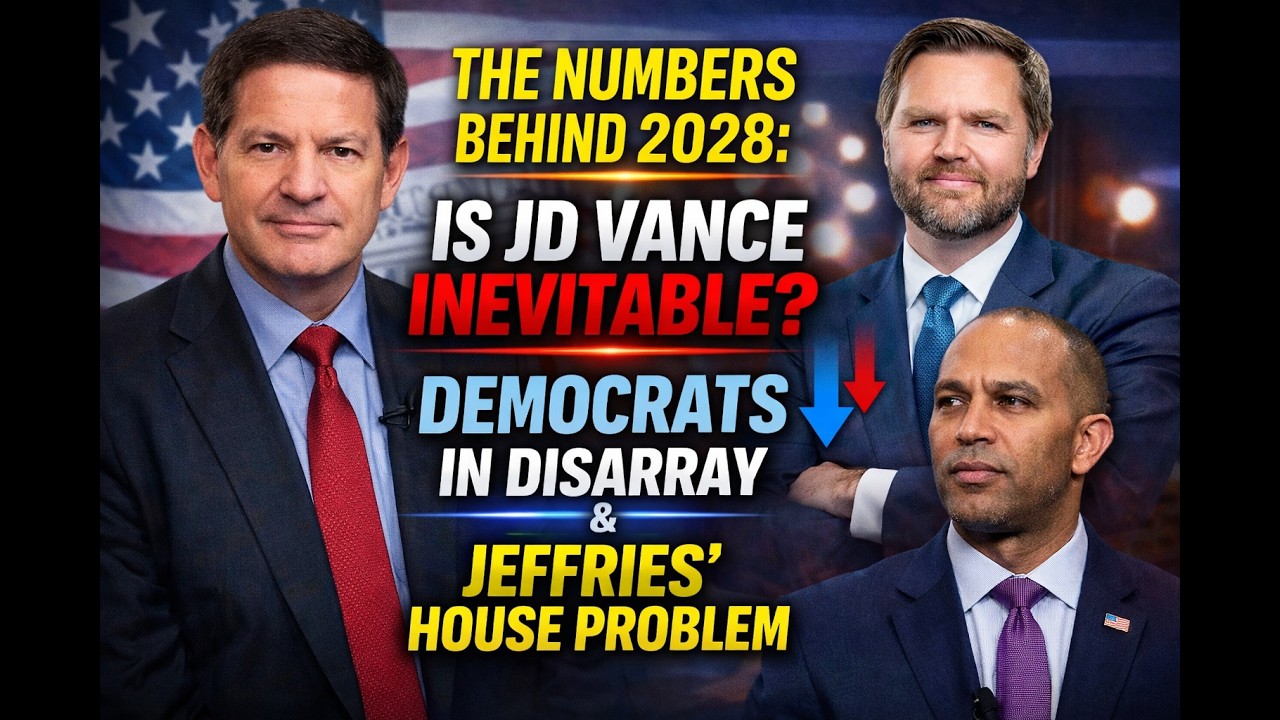 The Numbers Behind 2028: Is JD Vance Inevitable? Democrats in Disarray & Jeffries’ House Problem