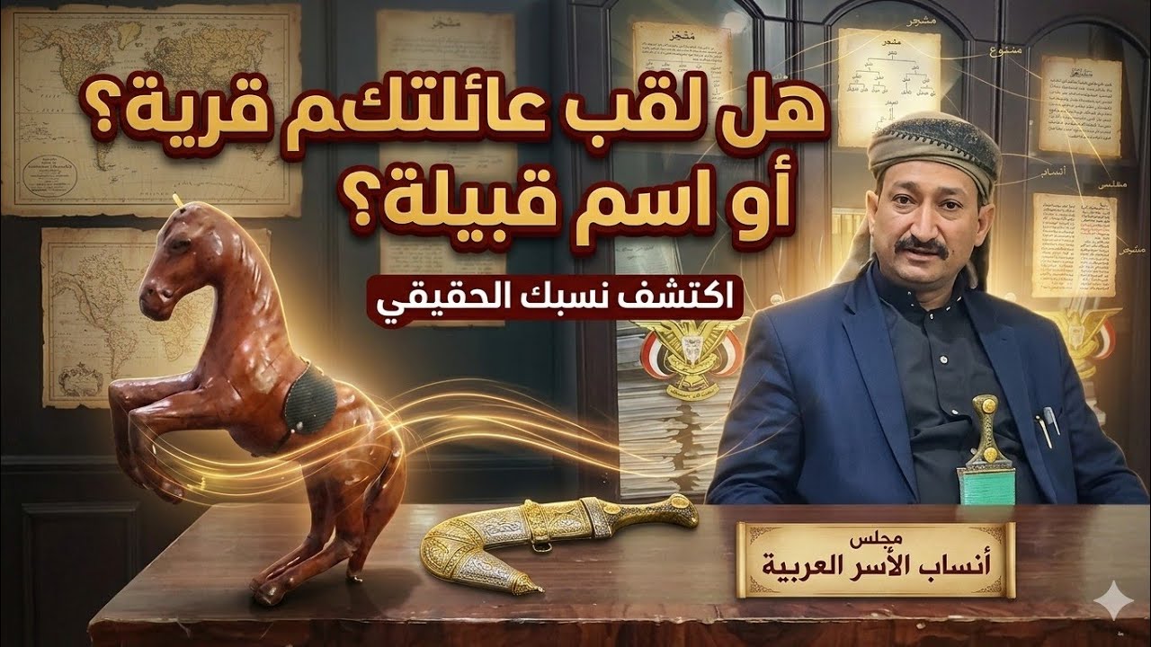 نسب من كان لقب عائلته اسم قريه او اسم قبيله
