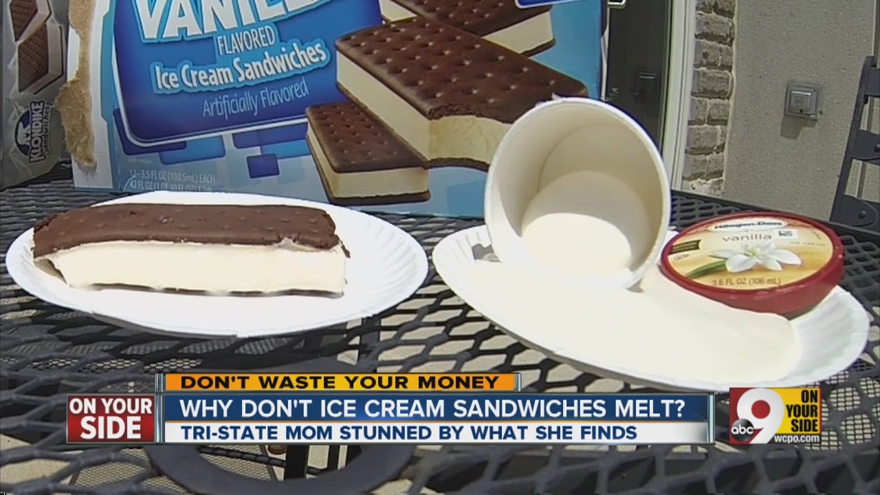 Why Don't Ice Cream Sandwiches Melt?