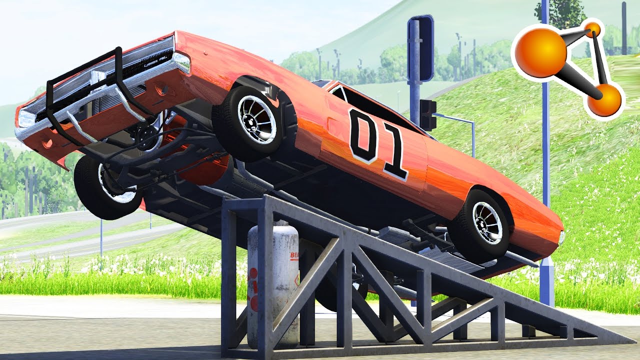 BeamNG Drive - Epic Rollover Crashes #7