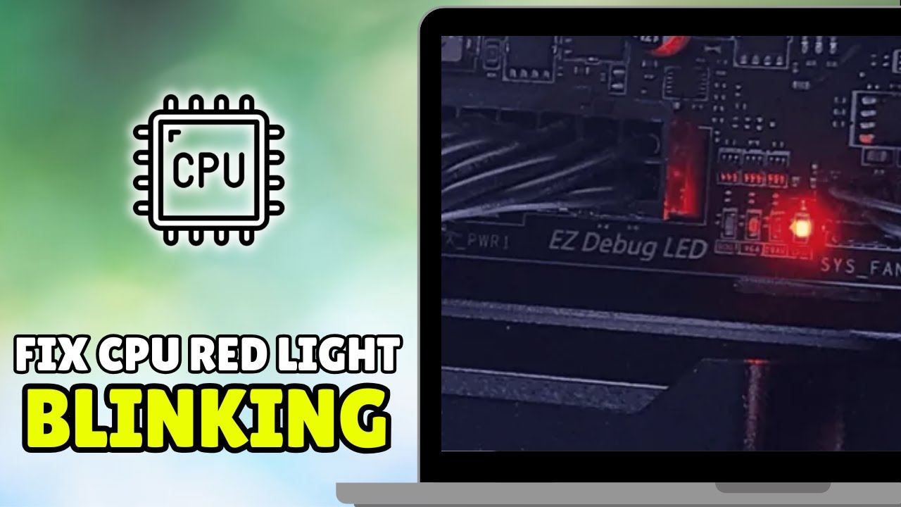 Как исправить мигание красного индикатора процессора (2026) - MSI EZ Debug CPU LED FIXED
