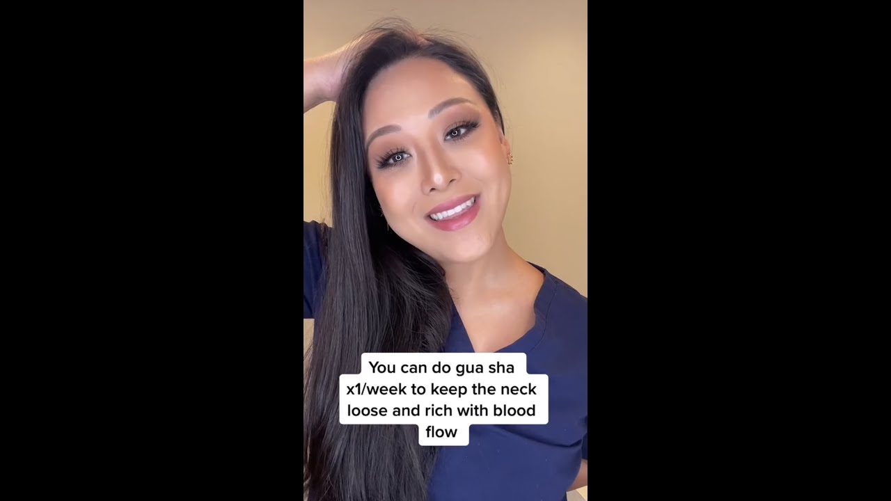 GOT NECK PAIN? TRY GUA SHA/SCRAPING THERAPY! #shorts #painrelief #neckpain