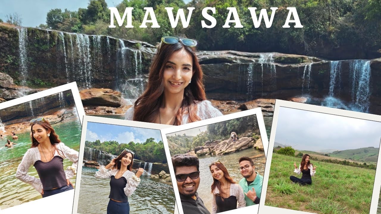  MAWSAWA FALLS| HIDDEN WATERFALL TOUR IN MEGHALAYA 🎀 | #meghalaya #india #travel 
