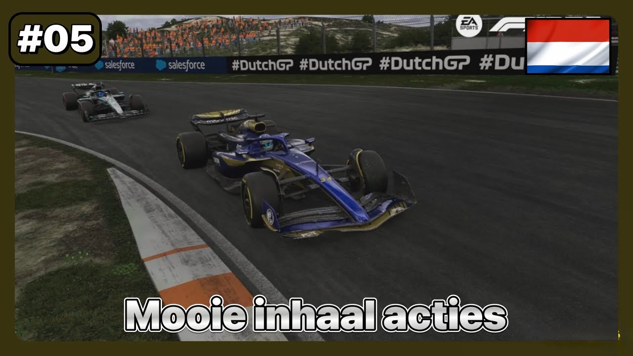 Mooie inhaal acties op Zandvoort \\ My team Career mode #05 
