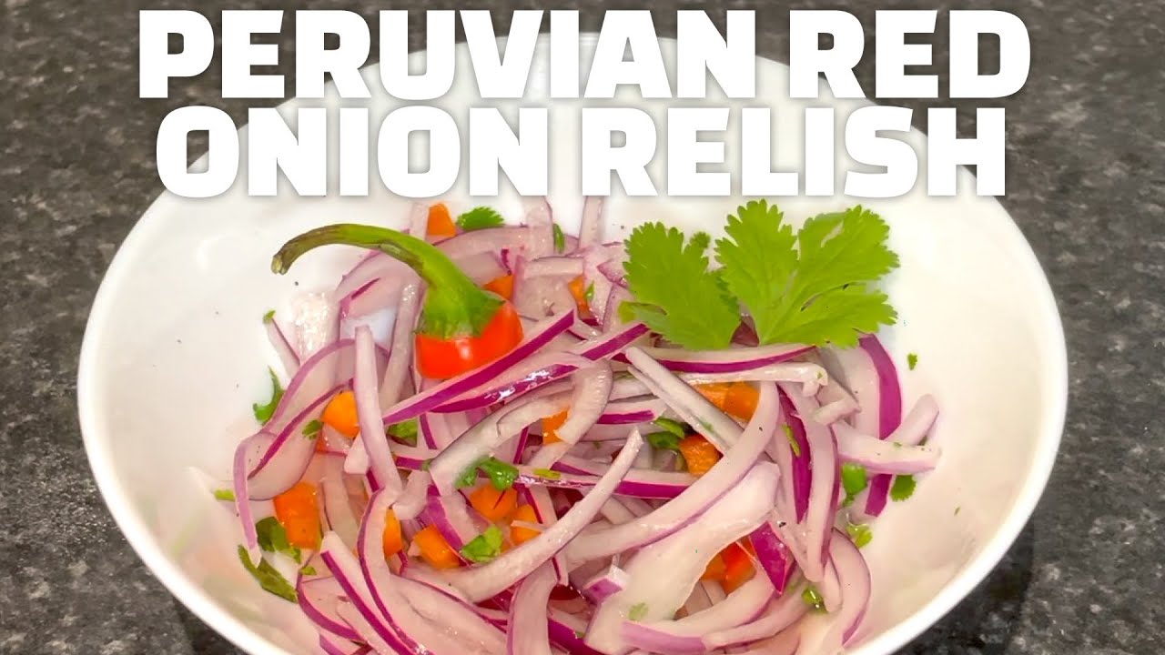 Peruvian Red Onion Relish (Salsa Criolla)