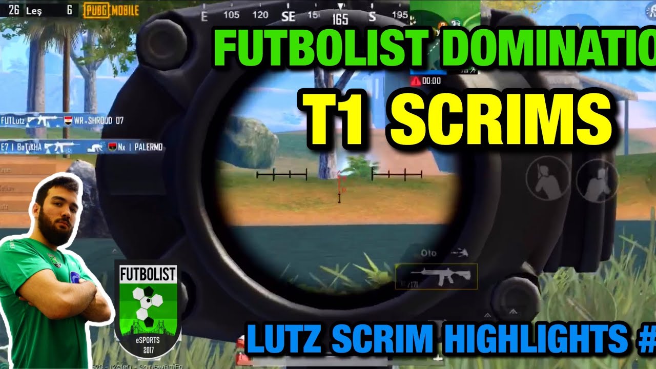 FUTLUTZ T1 SCRIMS HIGHLIGHTS #1  | PUBG MOBILE
