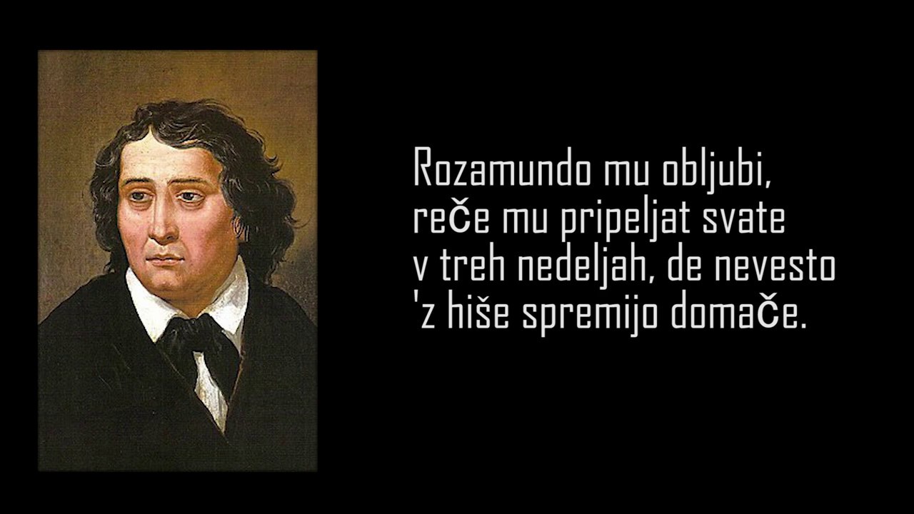 France Prešeren - Turjaška Rozamunda (z besedilom)