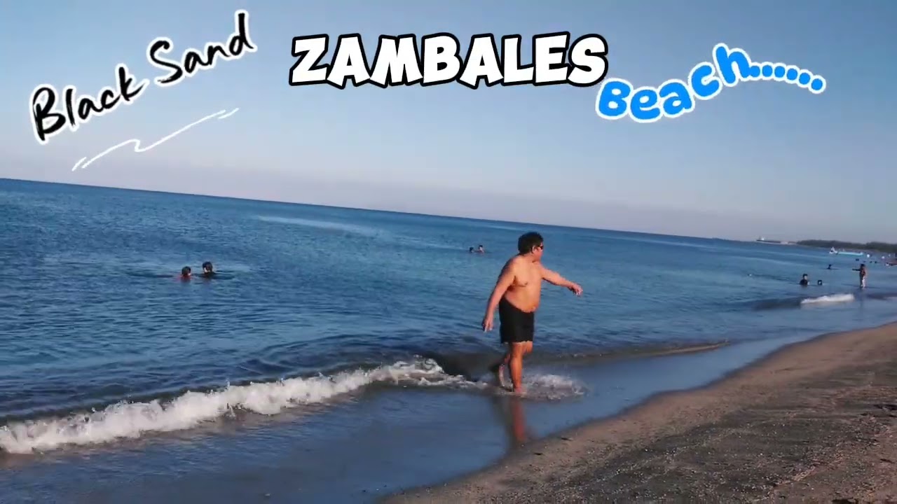 Black Sand ZAMBALES Beach Philippnes
