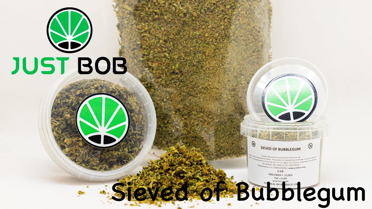 Sieved of Bubblegum CBD - CBD Bl&uuml;ten Kaufen - JustBob [Deutsch]
