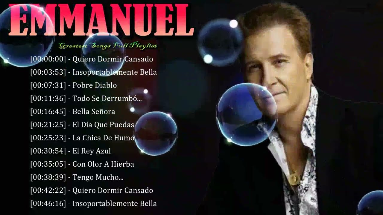 🎧 Emmanuel – Timeless Latin hits that turn love stories into lasting memories 🌙