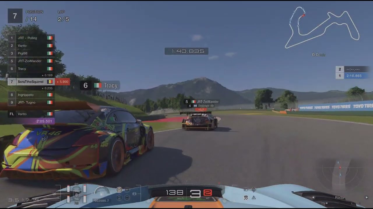 Gran Turismo 7 Trying to survive on Maggiore lobby session