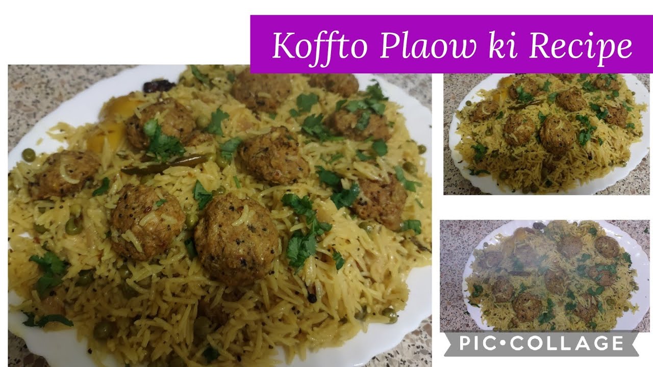 Homemade Kofftey Plaow Ki Recip pakistanifood​ 