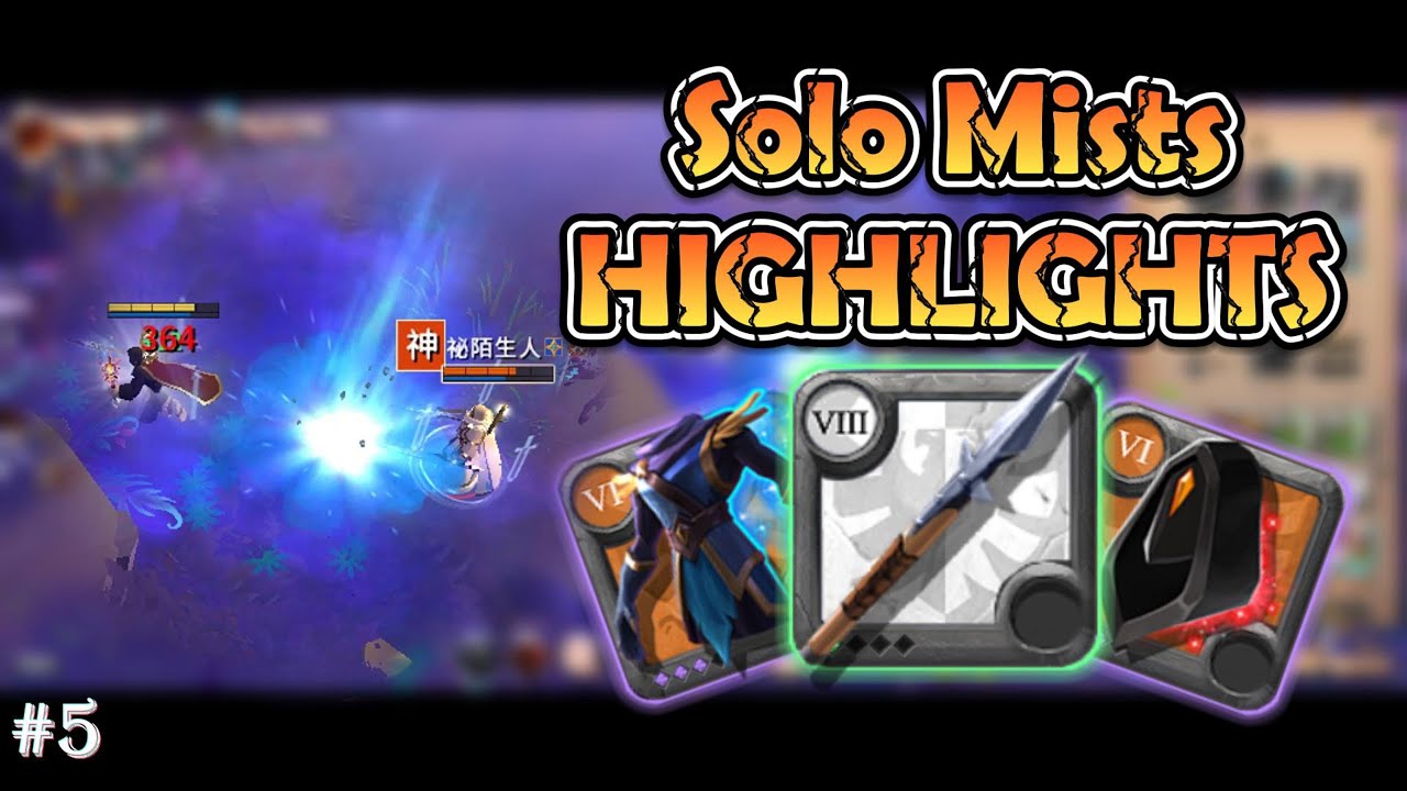 Albion Online - 1H Spear vs 6.3 - 8.3 | 70M Profit | Solo Mists | PVP Highlights #5