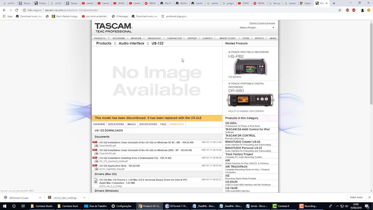 Como Instalar Tascam US 122 Driver no Windows 10