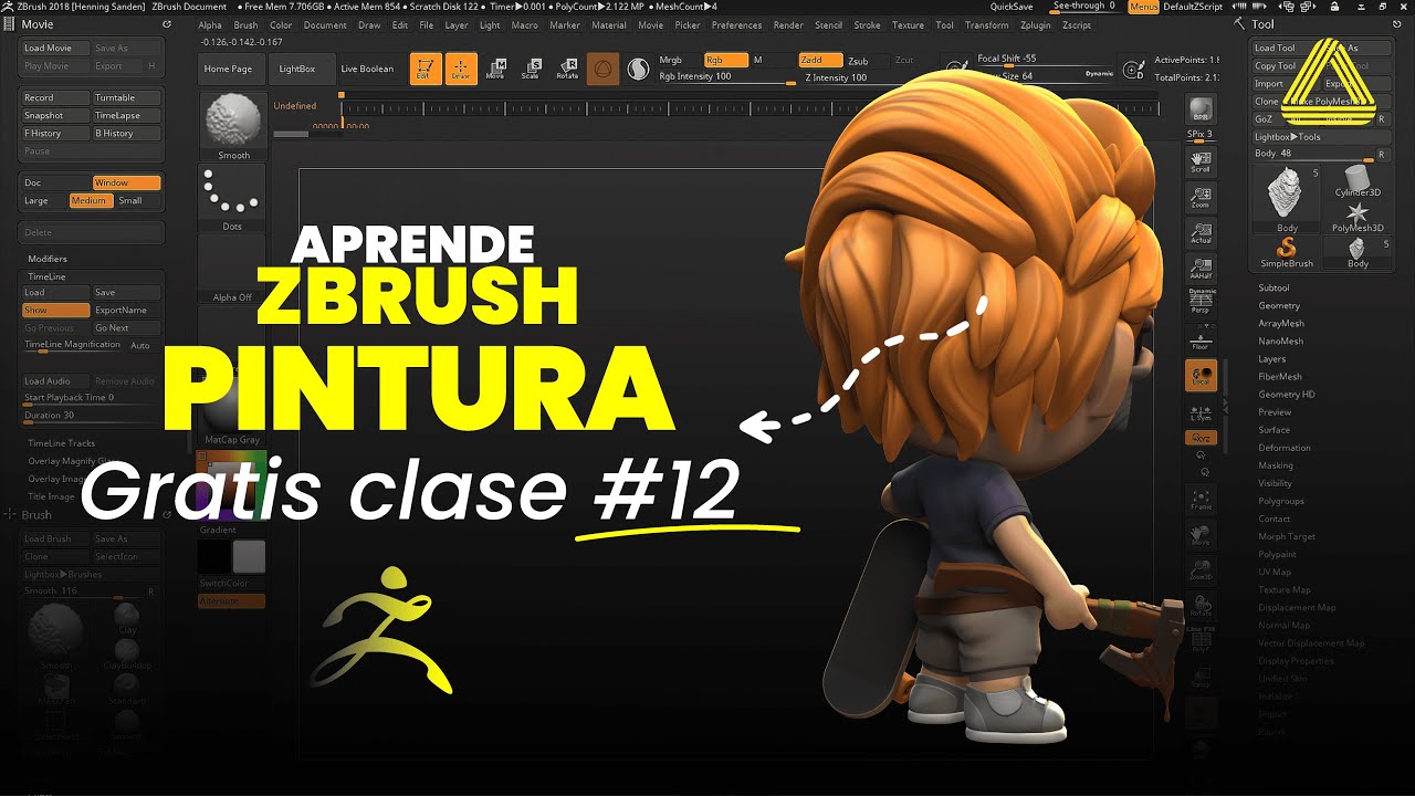 Polypaint En ZBrush