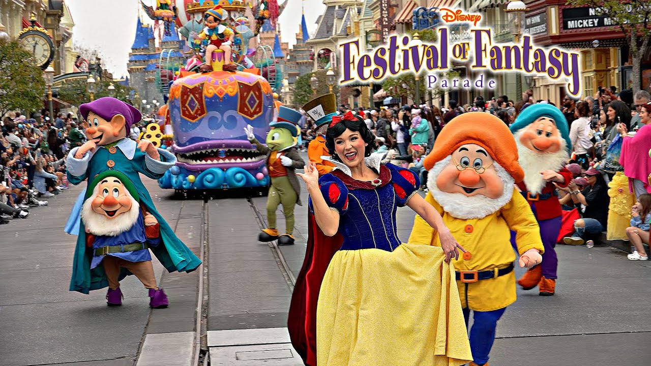 Festival of Fantasy Parade 4K Magic Kingdom Walt Disney World 2025 02 25