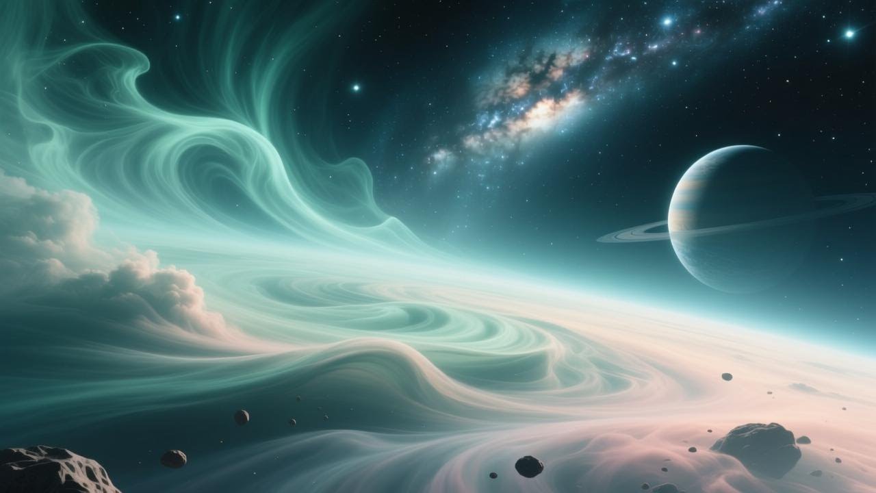 Float Inside a Gentle Cosmic Expanse That Supports Long Focus Without Mental Pressure