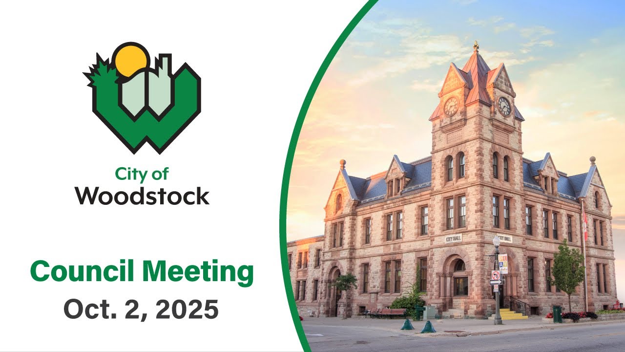 City of Woodstock Council Meeting October 2, 2025