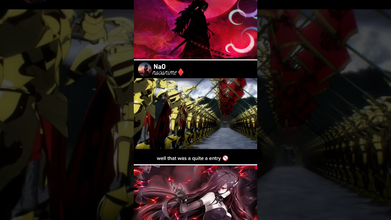 Overlord anime moments - Aniz Ooal Gown entry #overlord #anime #viral #animebadassmoments