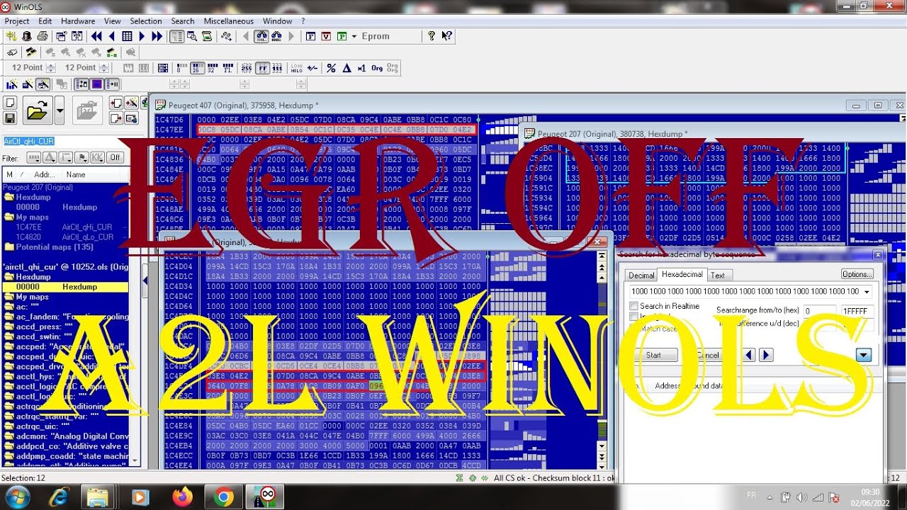31) EGR OFF WINOLS a2l EDC16C34 PSA