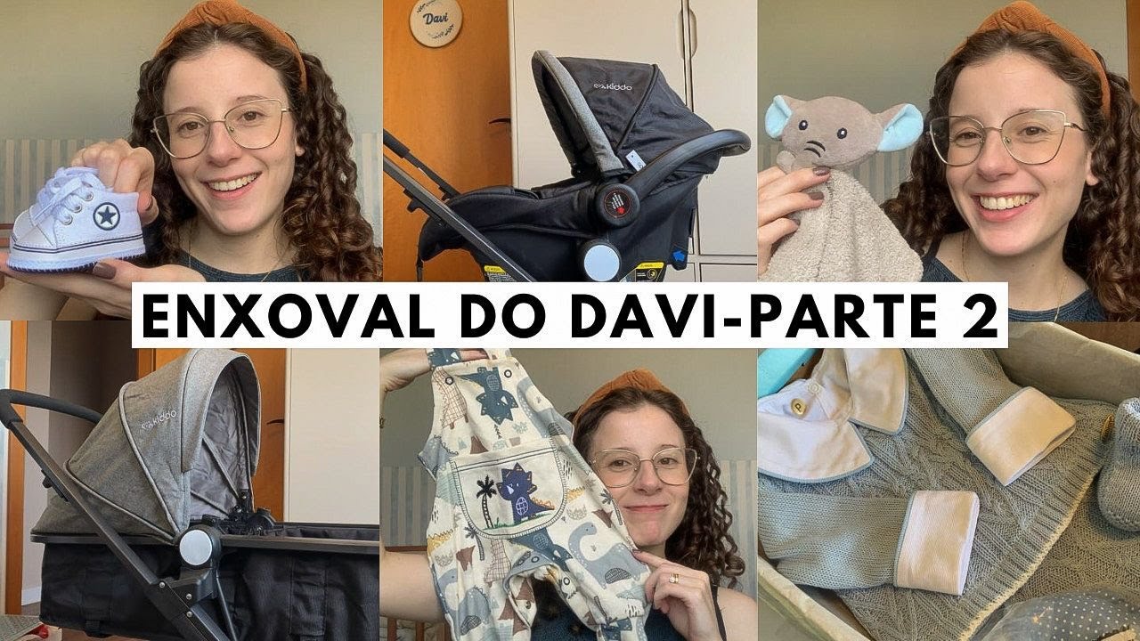 ENXOVAL DO DAVI - Parte 2 | Saída maternidade, carrinho & muito mais