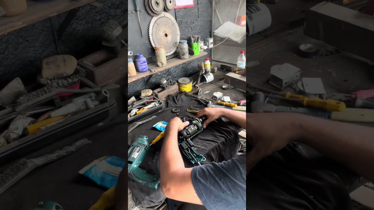 Manutenção em furadeira Makita HP1640. @makitaofficial #ferramentas #façavocêmesmo 