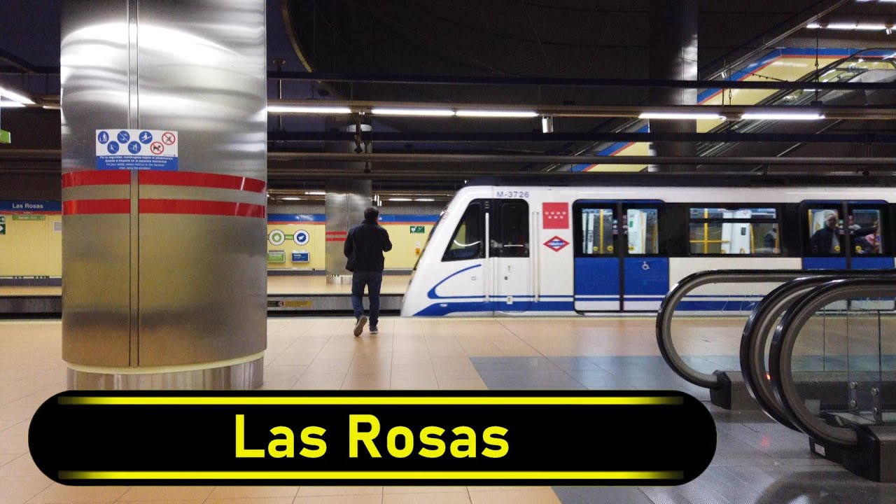 Metro Station Las Rosas - Madrid 🇪🇸 - Walkthrough 🚶