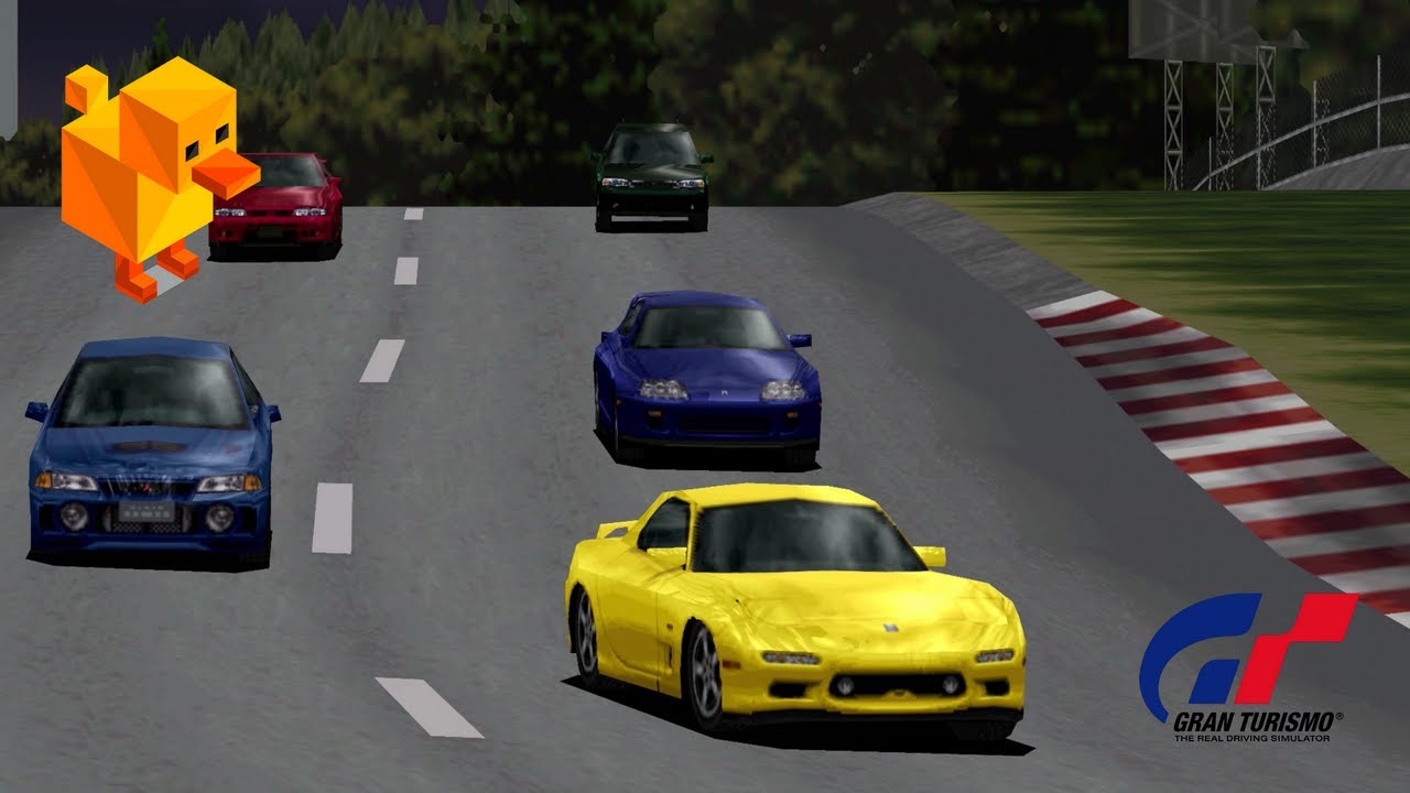 Gran Turismo (PS1) / Gameplay (60FPS|Widescreen) [Duckstation] [16:9/4K@60]