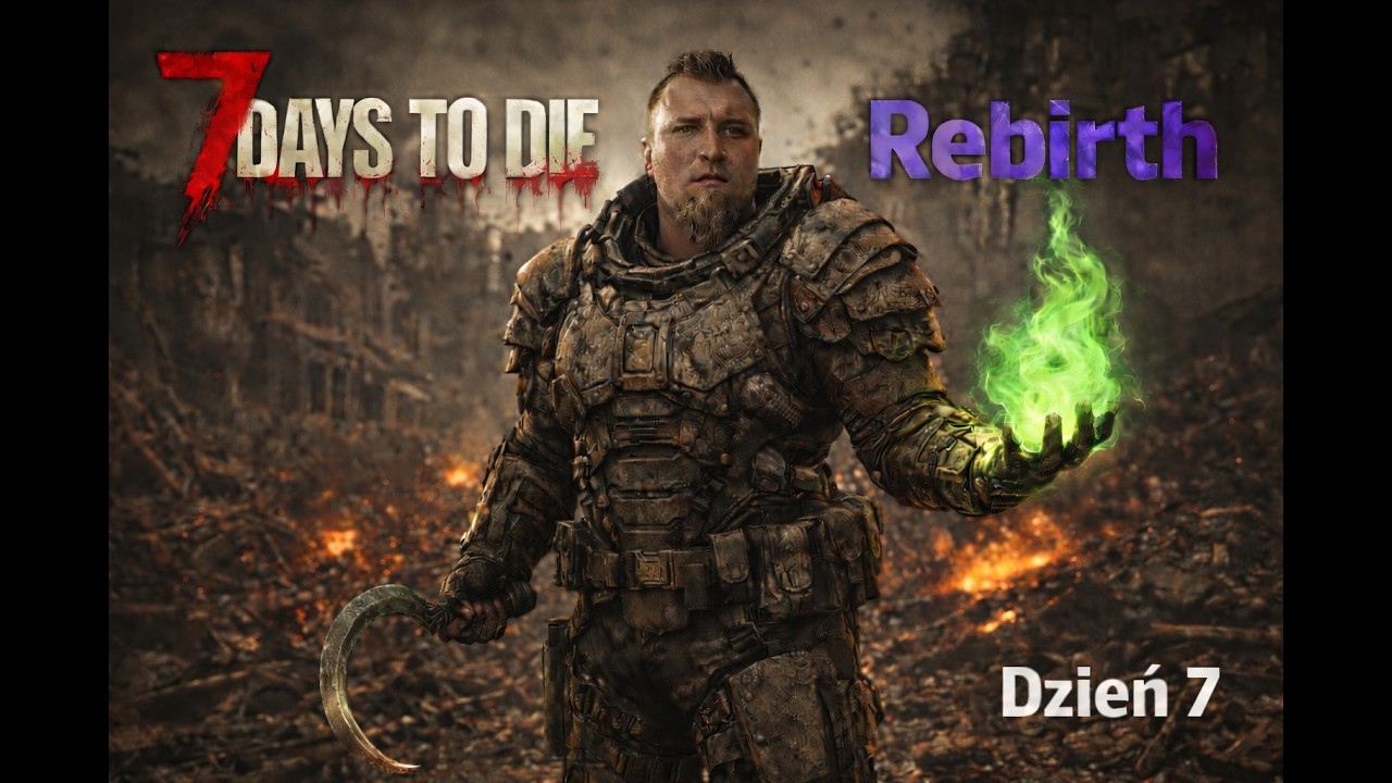 7 Days To Die - Rebirth Dzień 7 - Horda