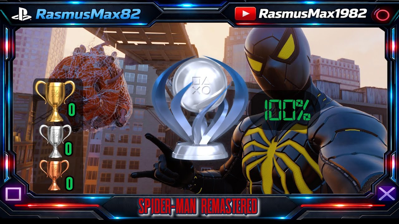 Marvel’s Spider-Man Remastered // Trophy Hunt 🏆
