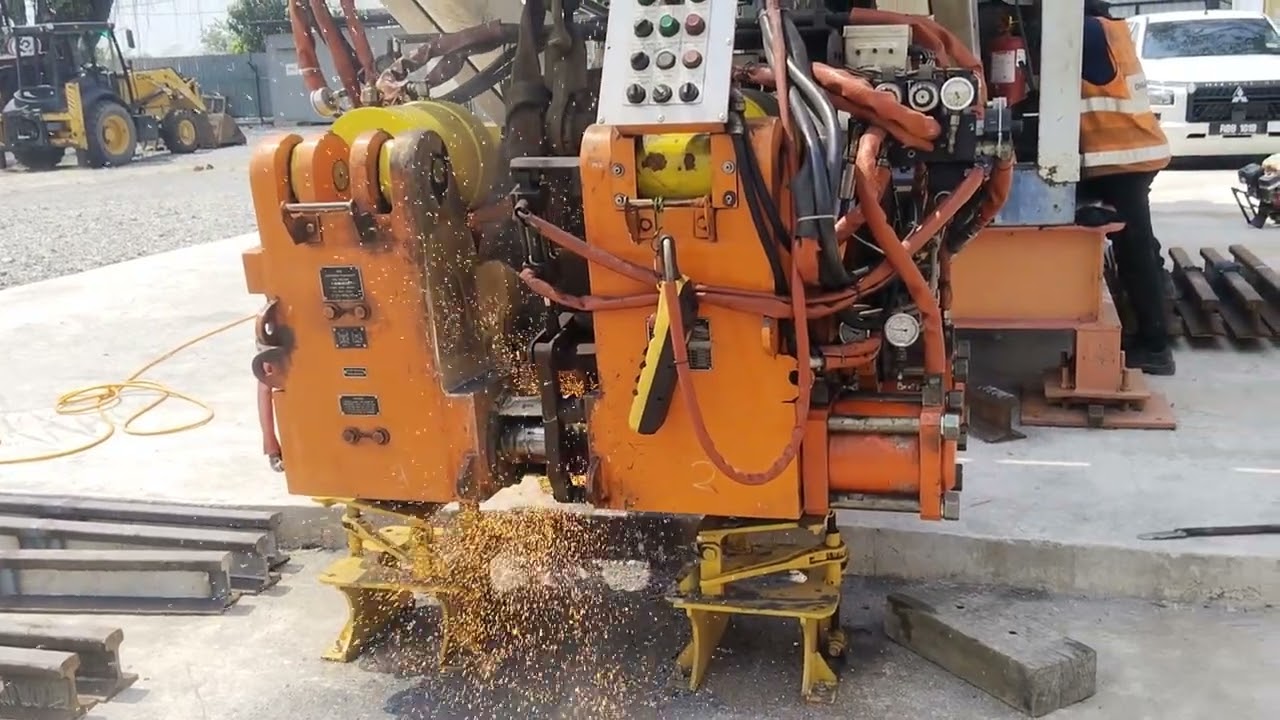 Test weld #EOpatonflashbuttwelder
