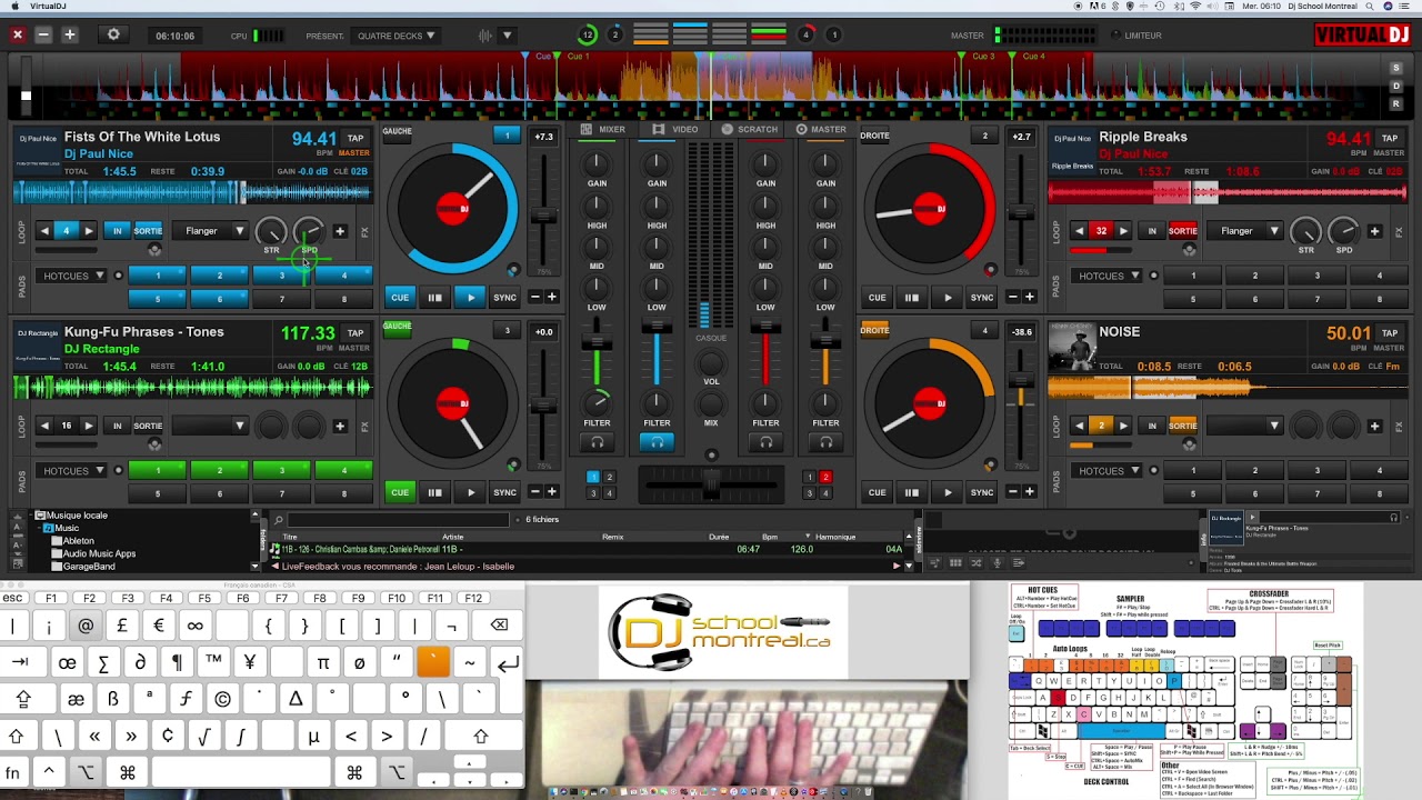 Virtual Dj cours #1: Survol général