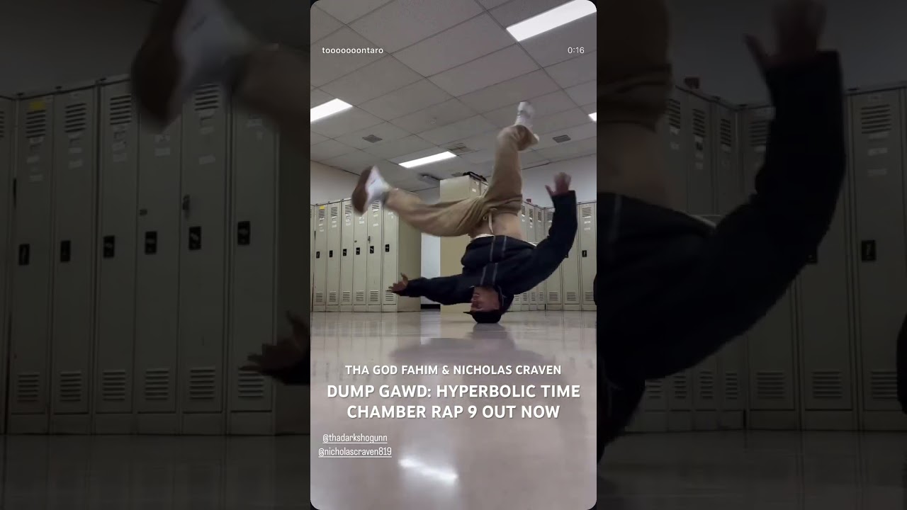 THA GOD FAHIM & NICHOLAS CRAVEN “DUMP GAWD: HYPERBOLIC TIME CHAMBER RAP 9” OUT NOW