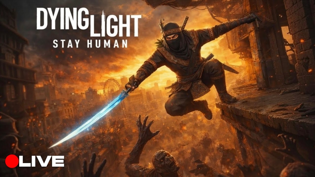 PARKOUR OR DIE 🔥 | Adivasi Ninja Takes Over Dying Light (LIVE)