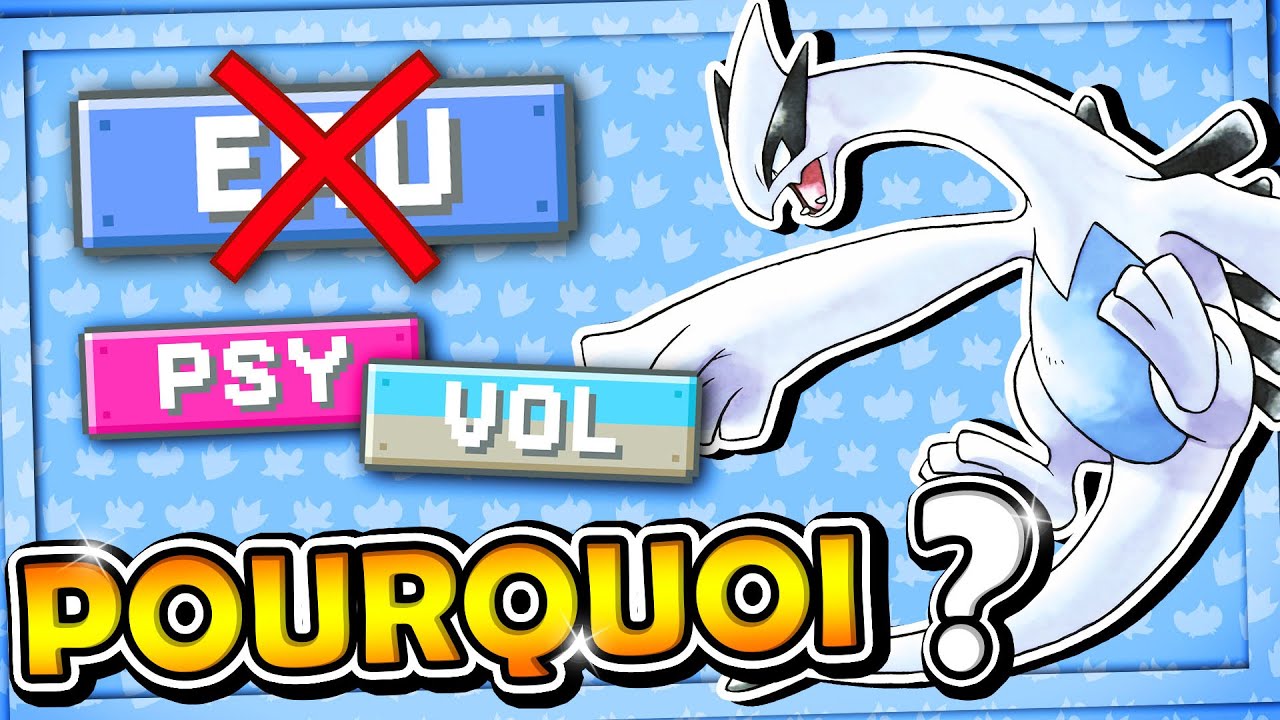 Pourquoi Lugia n'est pas du type Eau ?💧