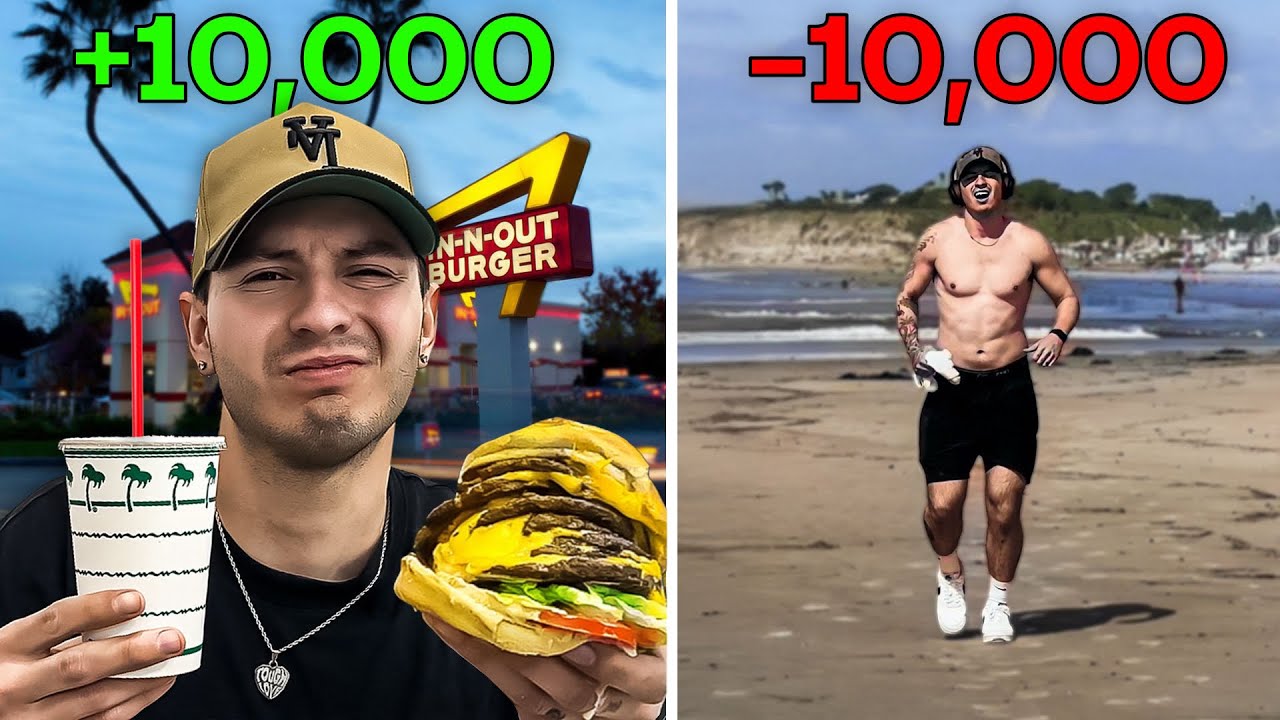 Как съесть и сжечь 10 000 калорий за 24 часа